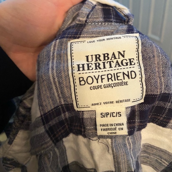 Urban heritage boyfriend style flannel - Picture 2 of 2